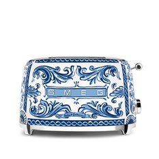 Toster SMEG 31x19,5x19,8 cm Dolce & Gabbana Blu Mediterraneo niebieski do kuchni - Miniaturka zdjęcia nr 1