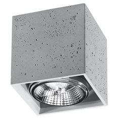 Plafon VALDE 140 beton 14x14x14cm owoczesna lampa GU10 do salonu 