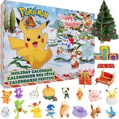 POKEMON KALENDARZ ADWENTOWY ORYGINALNY Z FIGURKAMI 24 NIESPODZIANKI - Miniaturka zdjęcia nr 1