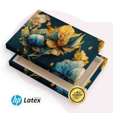 Obraz Na Płótnie Niebieskie Rozkwitające Kwiaty 40x30 Dekoracja do Salonu - Miniaturka zdjęcia nr 8