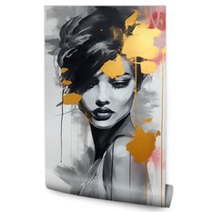 Fototapeta Do Sypialni Nowoczesny PORTRET Kobieta Styl Glamour Dekor Nowoczesny - Miniaturka zdjęcia nr 1