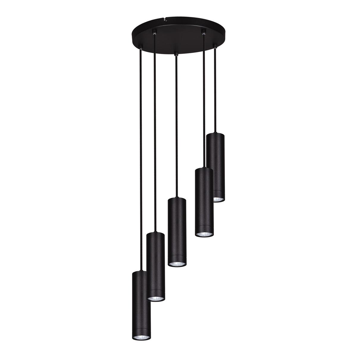 Lampa wisząca K-4437 DOPIK 30x110x30 cm do salonu lub pokoju czarny