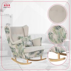 Fotel uszak bujany Ari Print Duo Family Meble - Miniaturka zdjęcia nr 4