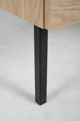 Szafka łazienkowa FLOW 80 cm z umywalką z nogami metalowymi kaszmir - Miniaturka zdjęcia nr 12