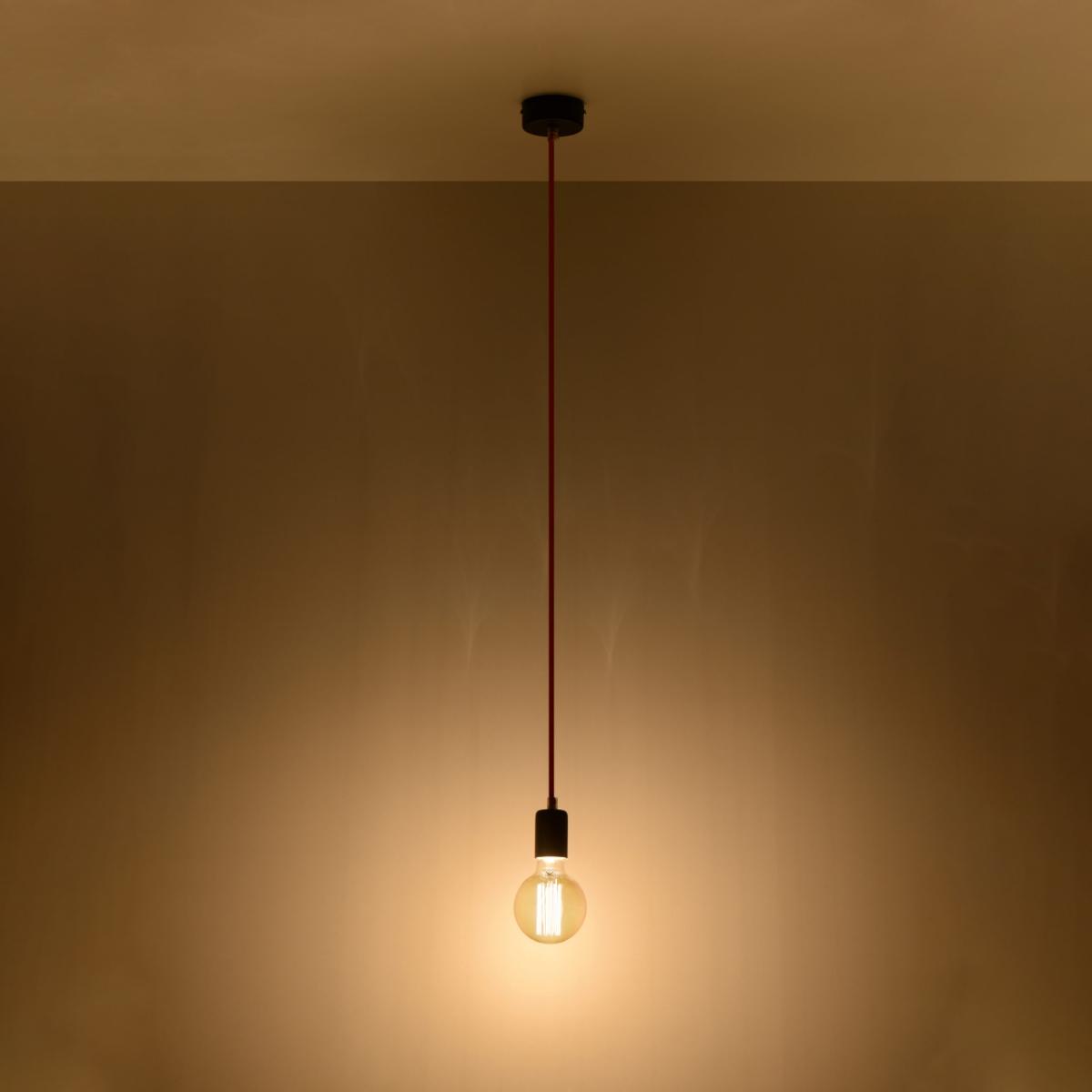 Lampa wisząca EDISON czarna 106x8x8cm nowoczesna E27 do salonu nr. 3