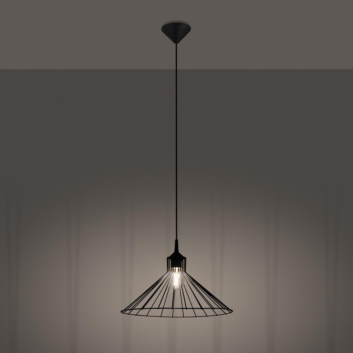 Lampa wisząca EDA 86x40x40cm nowoczesna E27 do salonu nr. 3