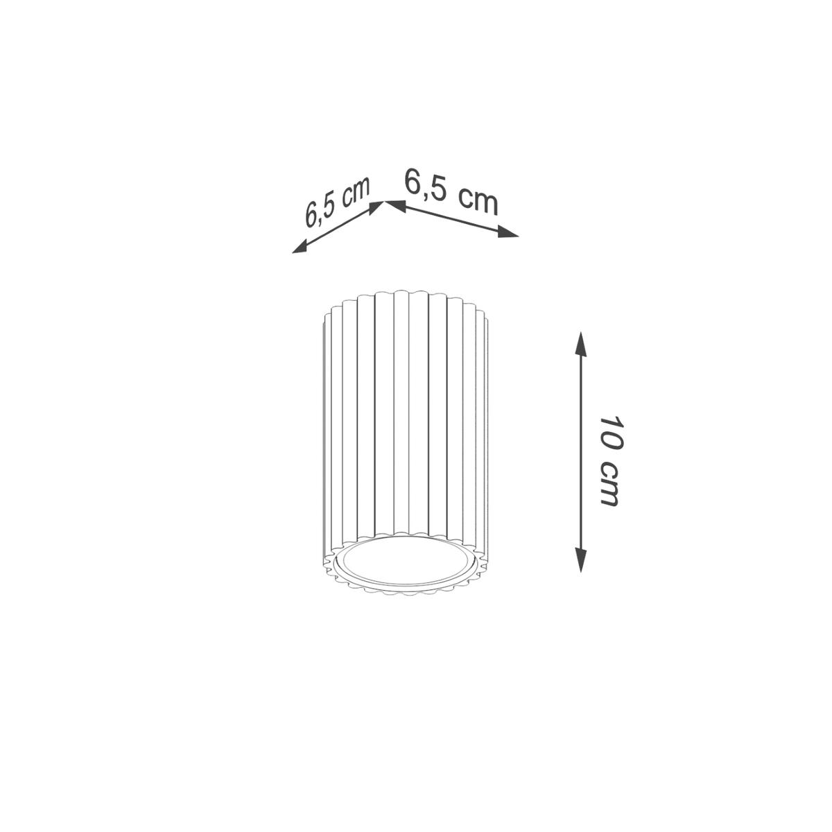 Plafon Karbon 10 czarny 10x6.5x6.5cm czarny nr. 8