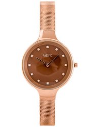 ZEGAREK DAMSKI PACIFIC 6009 (zy596d) - rosegold