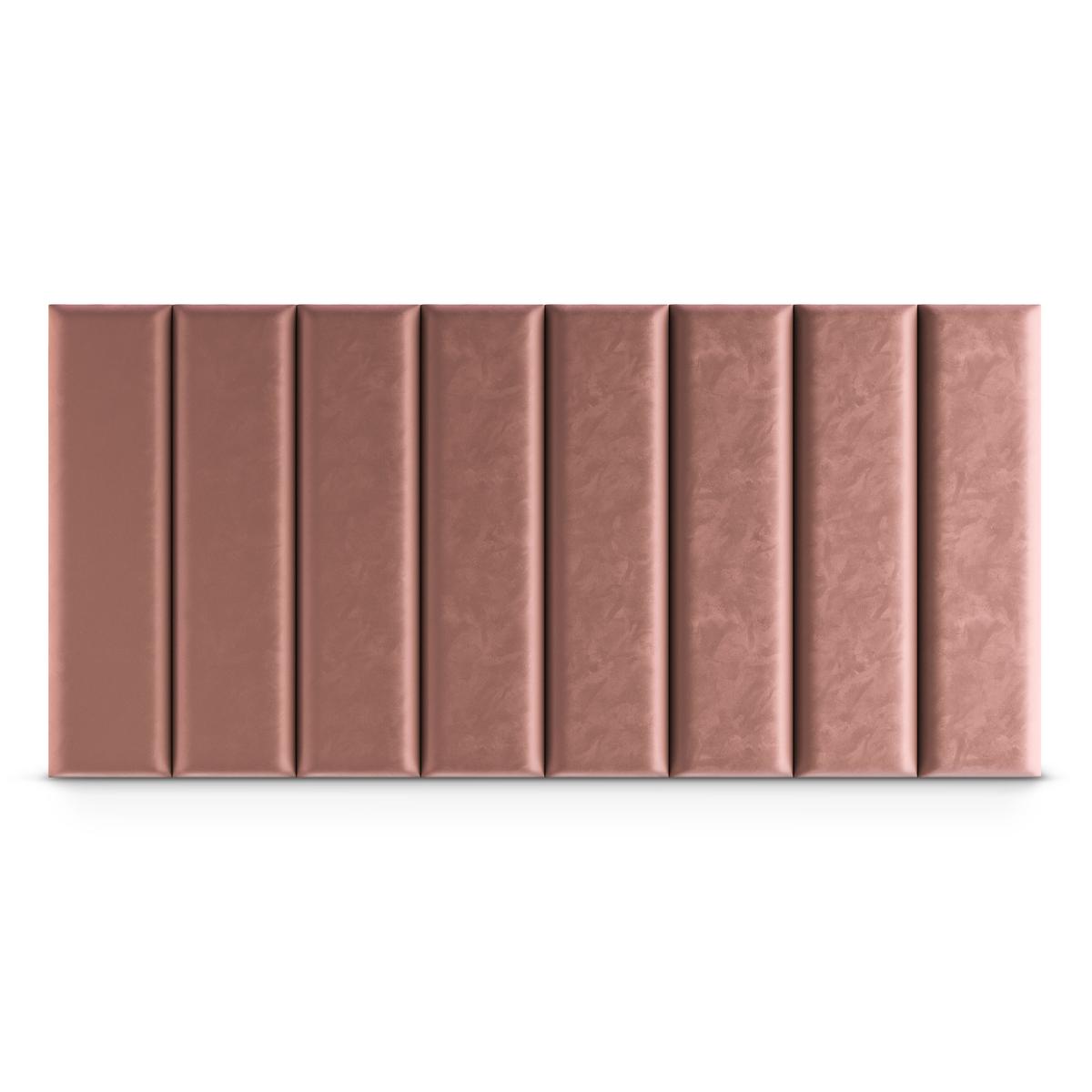  Panele tapicerowane 80x20 cm na ścianę magic velvet brudny róż nr. 4