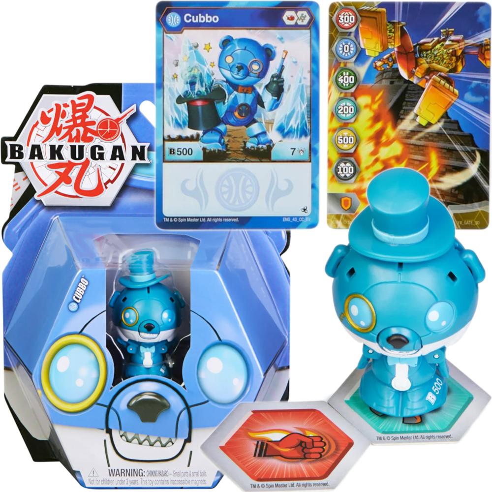 BAKUGAN SPIN MASTER NIEBIESKI AQUOS MAGICIAN CUBBO 