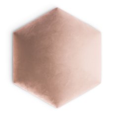 Panele tapicerowane 26x30 hexagon magic velvet różowy - Miniaturka zdjęcia nr 2