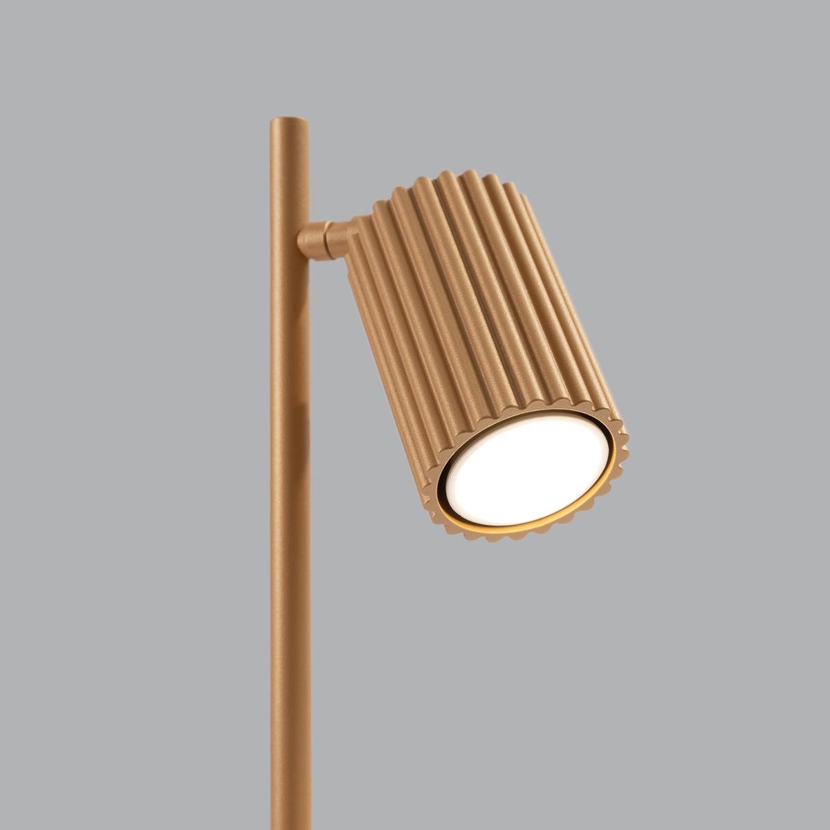 Lampa biurkowa Karbon 43x19.5x14.5cm do sypialni salonu złoty nr. 6