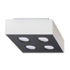 Plafon MONO 4 biały 11x24x24cm nowoczesna lampa GU10 do salonu  - Miniaturka zdjęcia nr 1