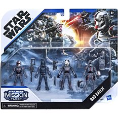 Figurki Star Wars mission fleet gwiezdne wojny 4-pak bad batch parszywa zgraja do zabawy dla dziecka