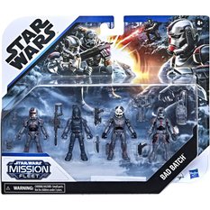 Figurki Star Wars mission fleet gwiezdne wojny 4-pak bad batch parszywa zgraja do zabawy dla dziecka - Miniaturka zdjęcia nr 1