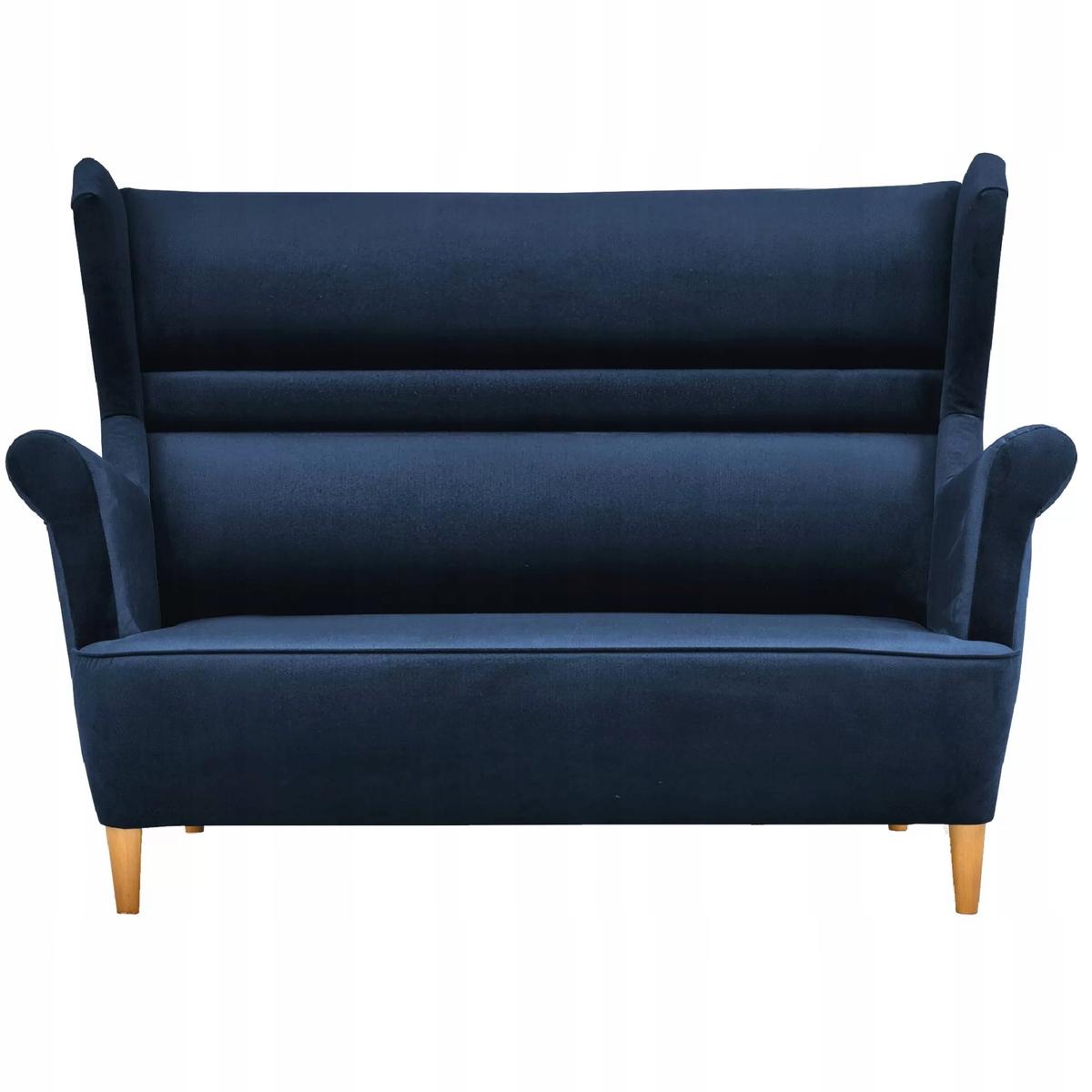 Zestaw wypoczynkowy ZOJA sofa + 2 fotele granatowe do salonu  nr. 3