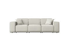 Sofa ogrodowa MALIBIU 245x103x88 cm wodoodporna UV 3-os + 2 poduszki do ogrodu kremowa