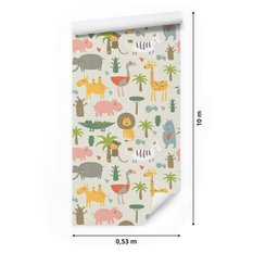 Tapeta dla dzieci – Dzikie zwierzęta  - Miniaturka zdjęcia nr 2