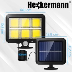 Lampa solarna zewnętrzna Heckermann FX-583 - Miniaturka zdjęcia nr 2