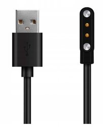 Ładowarka kabel 60 cm usb smartwach czarna - Miniaturka zdjęcia nr 2