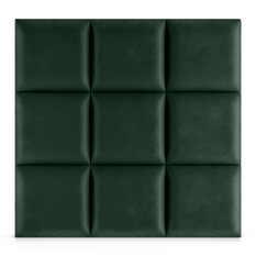Panele tapicerowane 50x50 cm na ścianę kwadrat butelkowa zieleń - Miniaturka zdjęcia nr 4