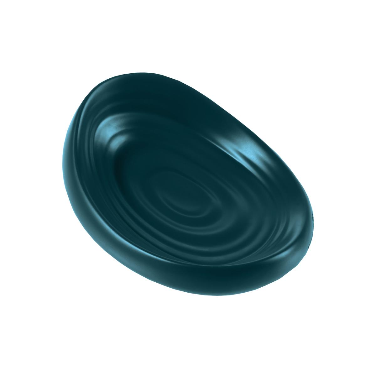 Patera Smooth Dark Turquoise Poli Patera Gładka ciemna turkusowa poli