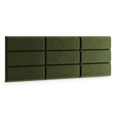  Panele tapicerowane  90x30 cm na ścianę magic velvet khaki - Miniaturka zdjęcia nr 3