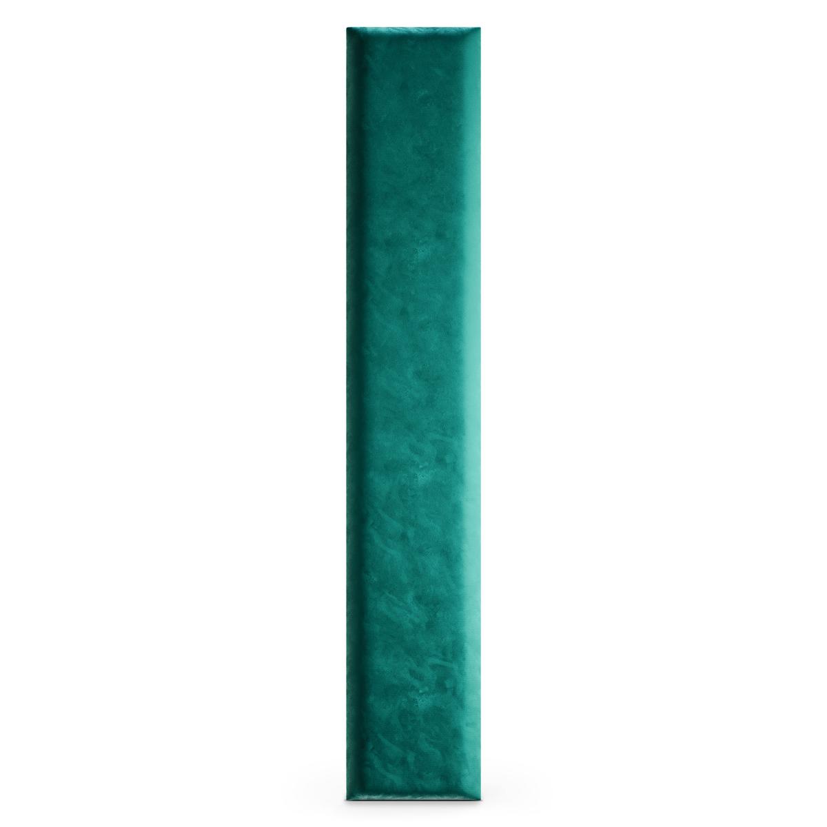Panele tapicerowane 100x20 cm na ścianę magic velvet turkusowy nr. 4