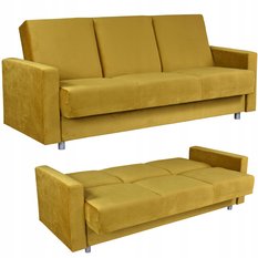 Wersalka sofa kanapa rozkładana miodowa Alicja FamilyMeble