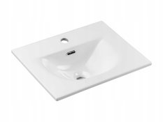 Szafka łazienkowa NOVA 50 cm z umywalką wisząca ryflowane szuflady kaszmir - Miniaturka zdjęcia nr 4