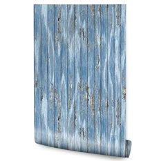 Tapeta Do Salonu Niebieskie DESKI w Stylu Vintage 53x1000  - Miniaturka zdjęcia nr 1