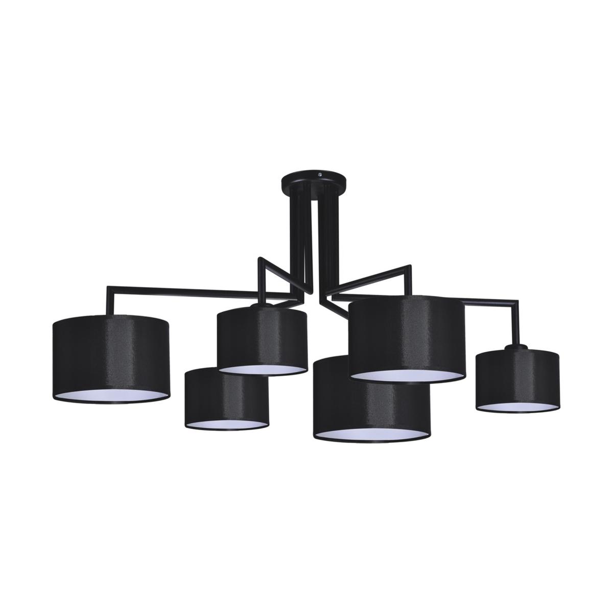 Lampa sufitowa K-4321 SIMONE BLACK 100x50x67 cm do salonu lub pokoju czarny