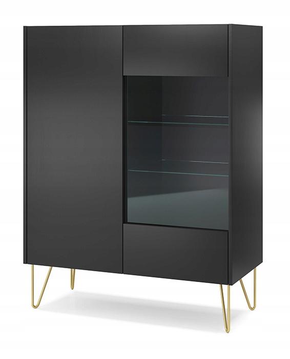 Witryna WT97 system HARMONY czarny grafit / marmur royal nr. 1