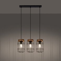 Lampa wisząca GOTTO 3L 115x15x60cm nowoczesna E27 do salonu - Miniaturka zdjęcia nr 3