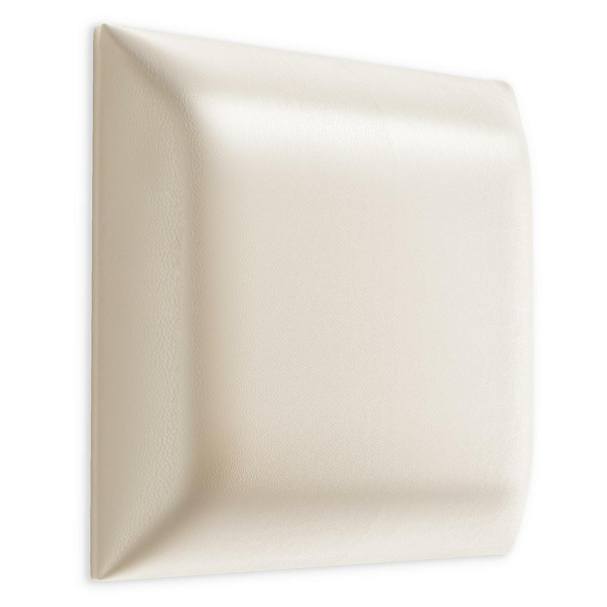 Panele tapicerowane 30x30 na ścianę eko skóra kremowy