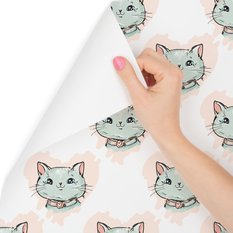 Tapeta dla dzieci – Uśmiechnięte kotki - Miniaturka zdjęcia nr 3