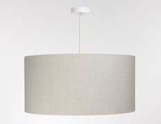 Lampa wisząca 40cm LEN LIGHT kremowa do salonu - Miniaturka zdjęcia nr 3