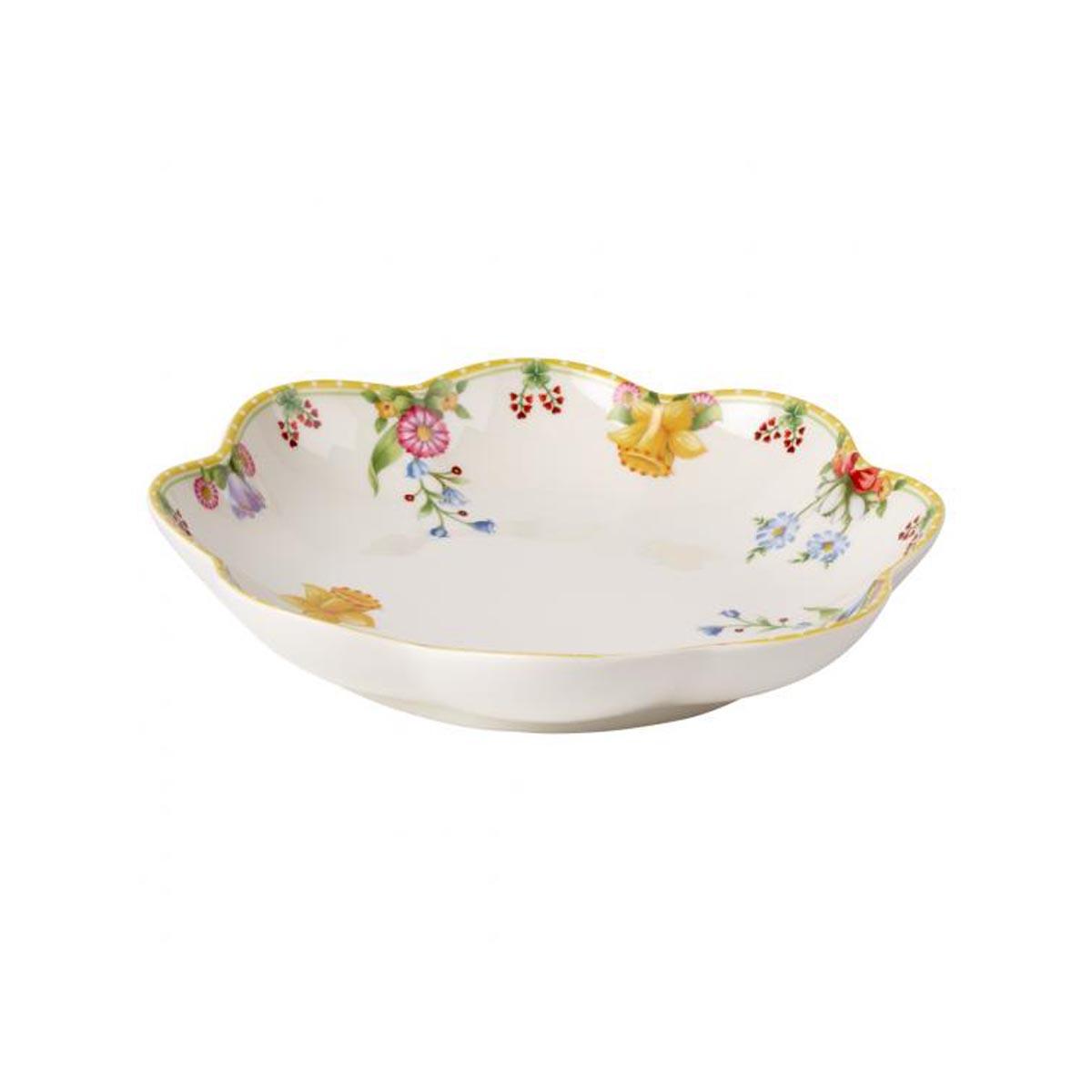 Miska średnia 24 cm Spring Awakening Villeroy & Boch biała  do jadalni