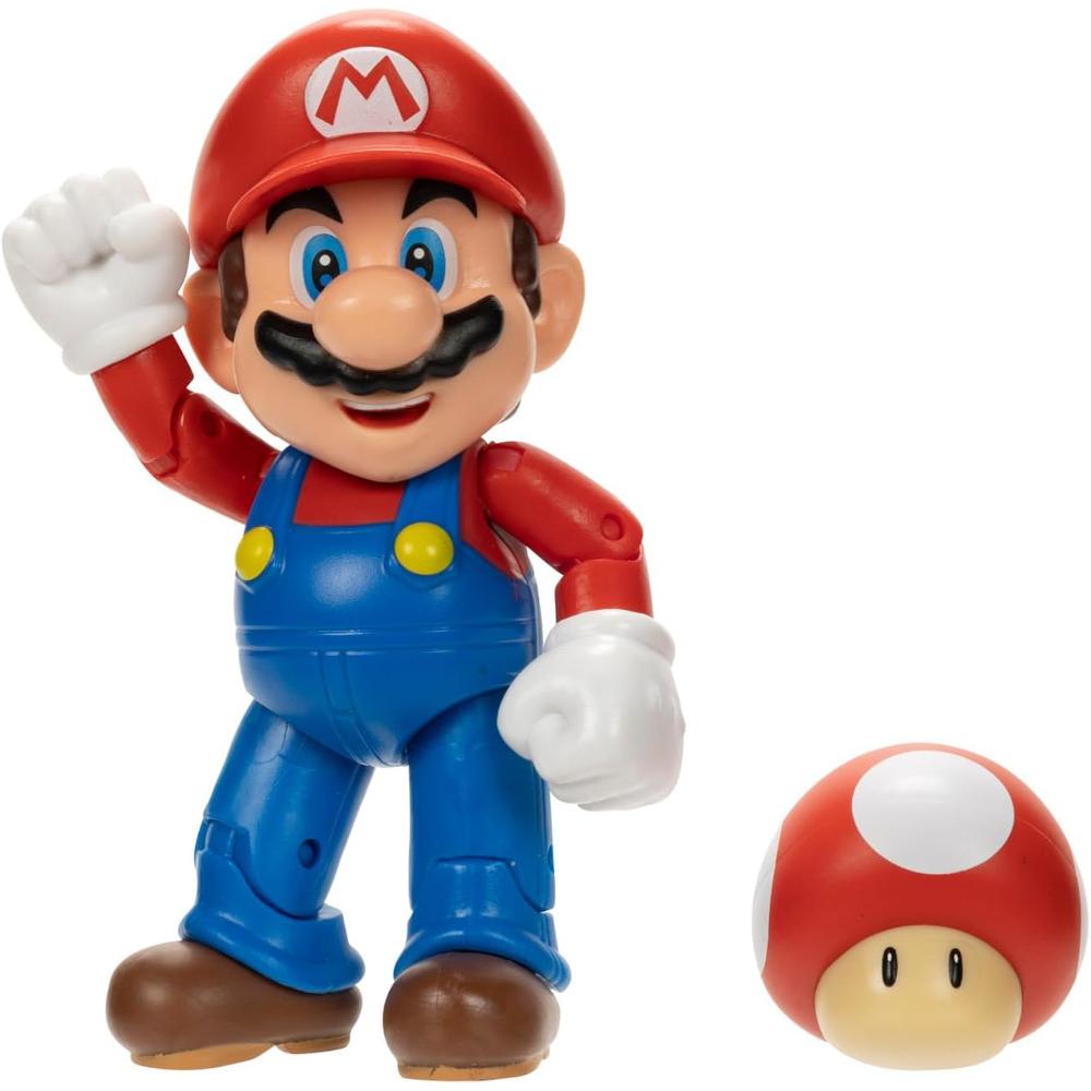 RUCHOMA FIGURKA MARIO + SUPER MUSHROOM SUPER MARIO JAKKS PACIFIC ORYGINALNA  nr. 3