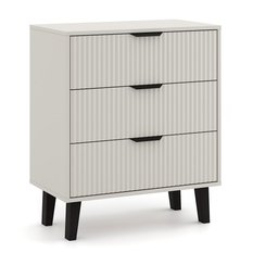 Komoda Scandi 81,5x70x39 cm do sypialni salonu slim kaszmir beż - Miniaturka zdjęcia nr 1
