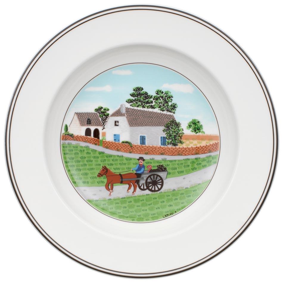 Talerz głęboki 21 cm Farmer Design Naif Villeroy & Boch kolorowy do jadalni