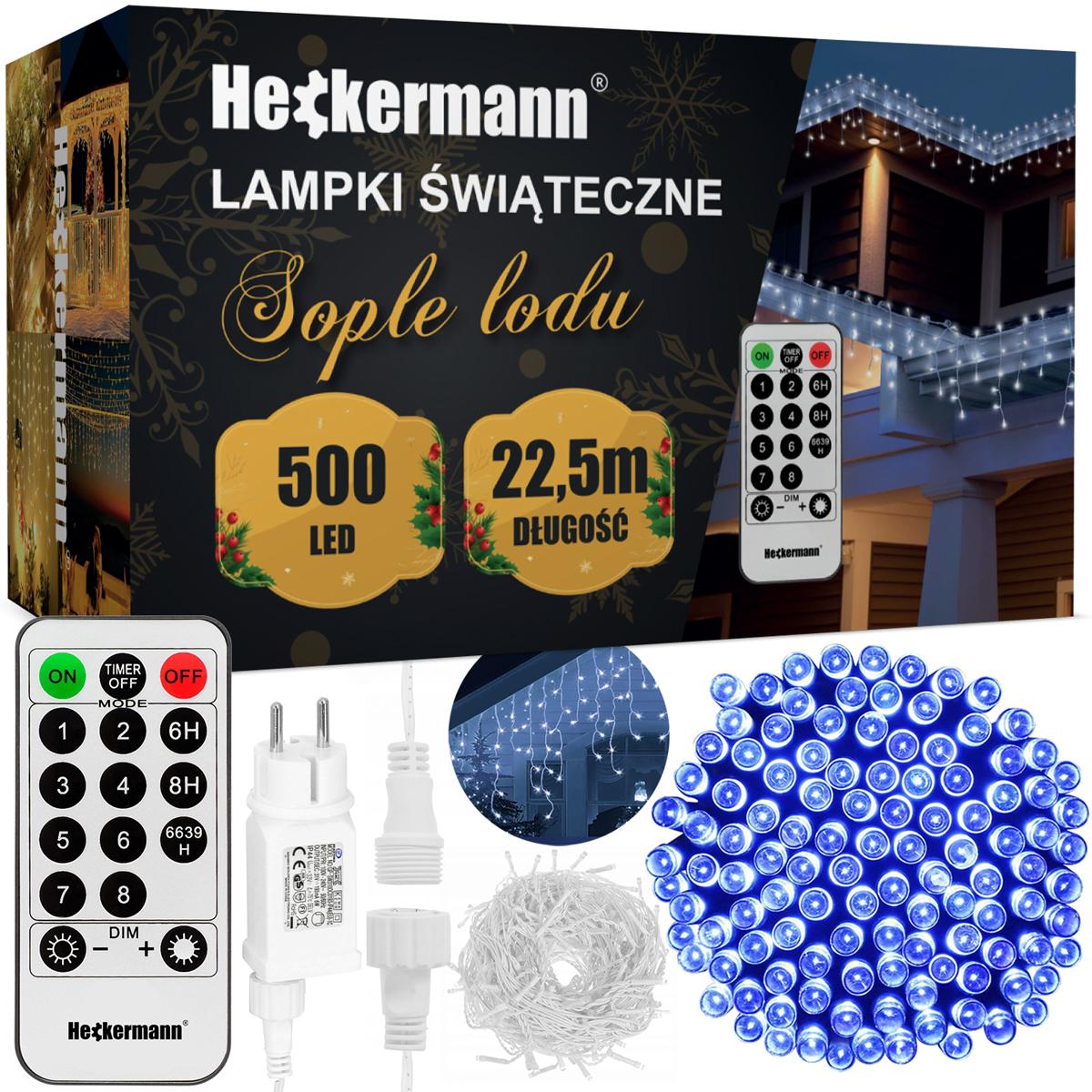 Kurtyna świetlna Heckermann CL-LHL-05 500LED Cool nr. 1