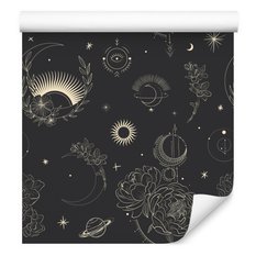 Tapeta PLANETY Księżyc Słońce Piwonie Abstrakcja  - Miniaturka zdjęcia nr 7