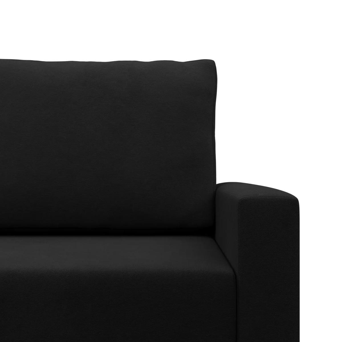 Narożnik sofa kanapa typ U Blank czarna nr. 3