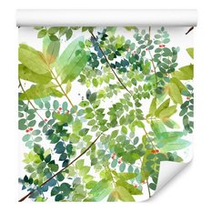 Tapeta, Kompozycja Leśna, Liście, Dekoracja do Salonu - Miniaturka zdjęcia nr 1