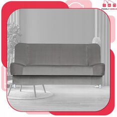 Wersalka SARA 200x95 cm szara rozkładana kanapa z pojemnikiem sofa do salonu Royal - Miniaturka zdjęcia nr 2