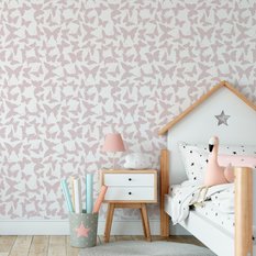 Tapeta Do Pokoju Dzieci Różowe MOTYLKI Bajka Dekor  - Miniaturka zdjęcia nr 4