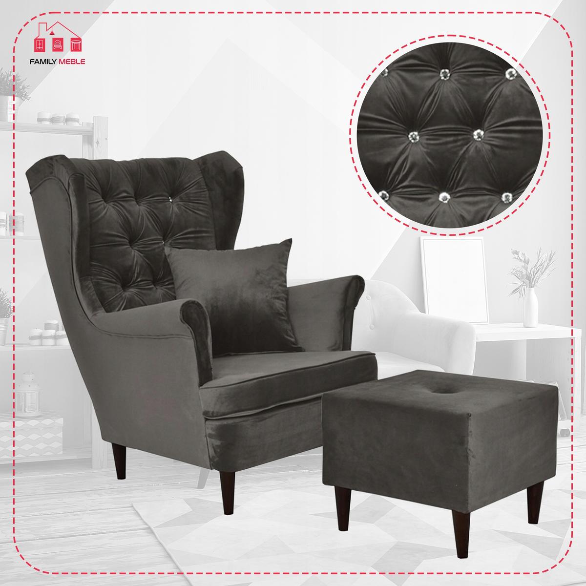 Fotel uszak z podnóżkiem Gaja Family Meble nr. 5