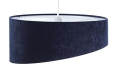 Lampa 50x23x93 cm do salonu sypialni biura wisząca asymetryczna granatowo biała - Miniaturka zdjęcia nr 5