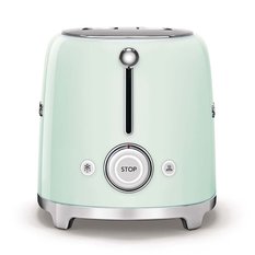 Toster SMEG 31x19,5x19,8 cm 50's Style na 2 kromki pastelowa zieleń do kuchni - Miniaturka zdjęcia nr 5